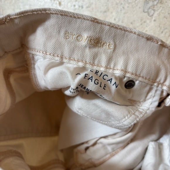 American Eagle off white Stovepipe jeans size 00 - Picture 5 of 5